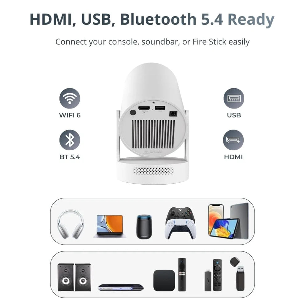 Game Projector with 2 Wireless controllers